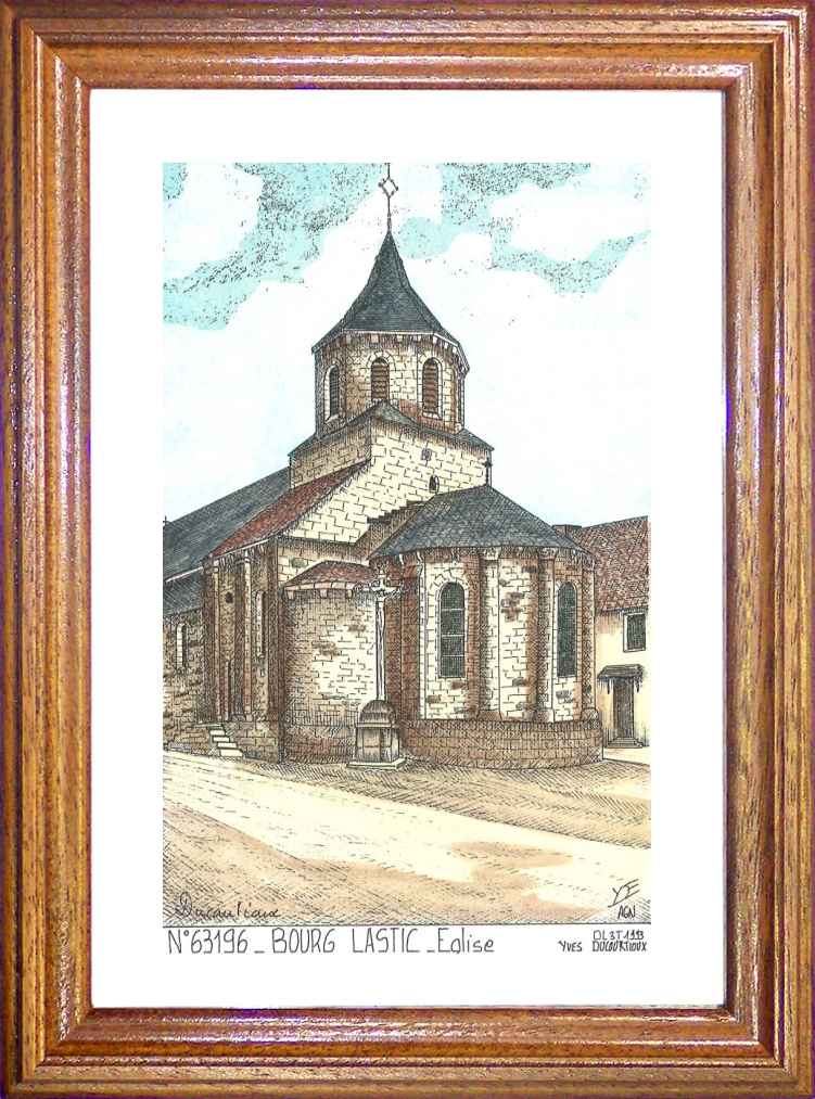 N 63196 - BOURG LASTIC - glise