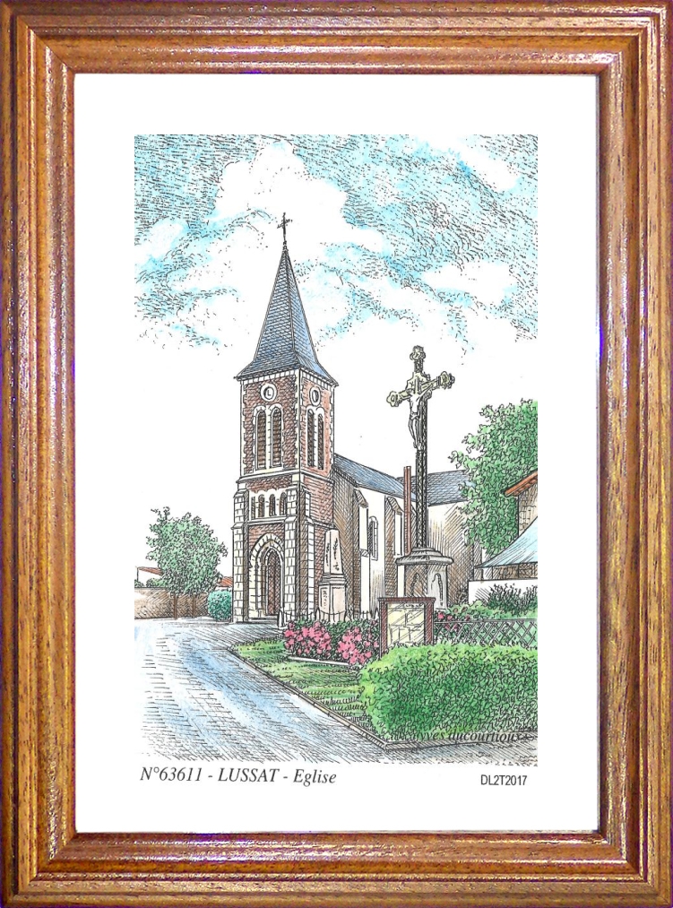 N 63611 - LUSSAT - glise