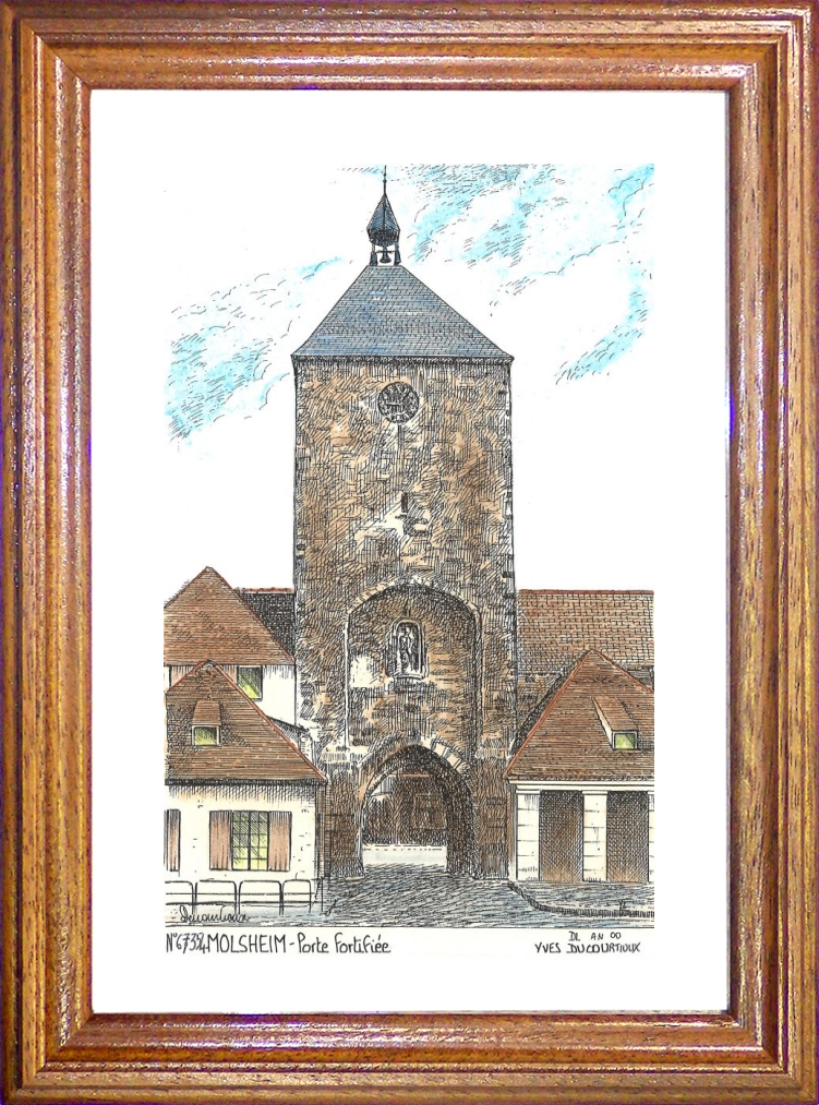 N 67354 - MOLSHEIM - porte fortifie