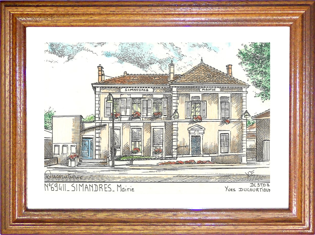 N 69411 - SIMANDRES - mairie