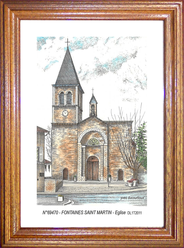 N 69470 - FONTAINES ST MARTIN - glise