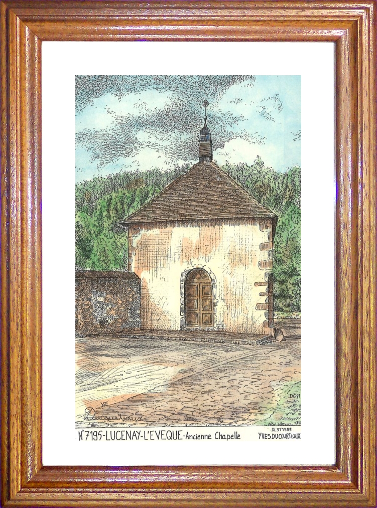 N 71095 - LUCENAY L EVEQUE - ancienne chapelle