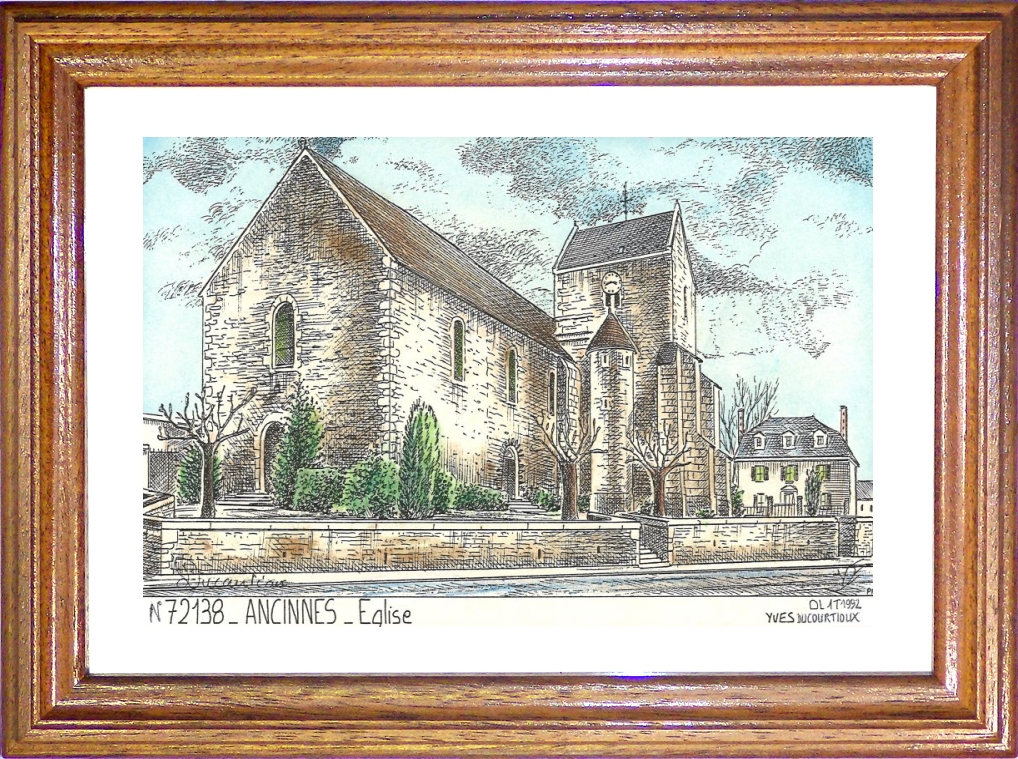 N 72138 - ANCINNES - église