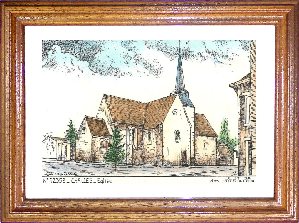 N 72359 - CHALLES - glise