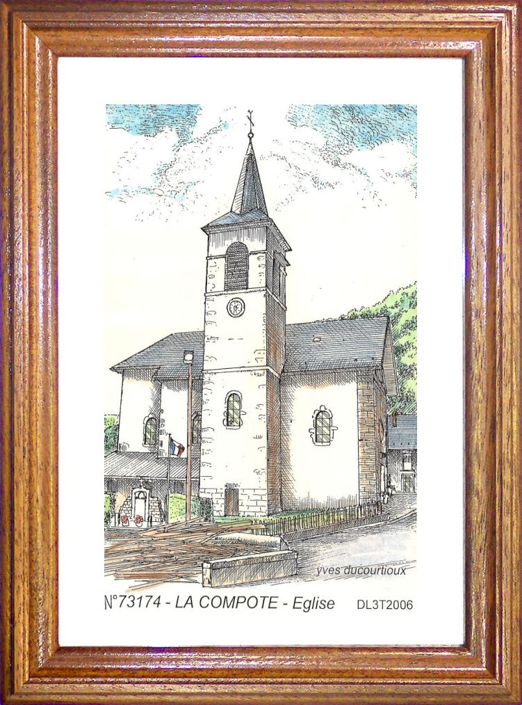 N 73174 - LA COMPOTE - église
