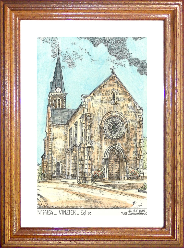 N 74154 - VINZIER - glise