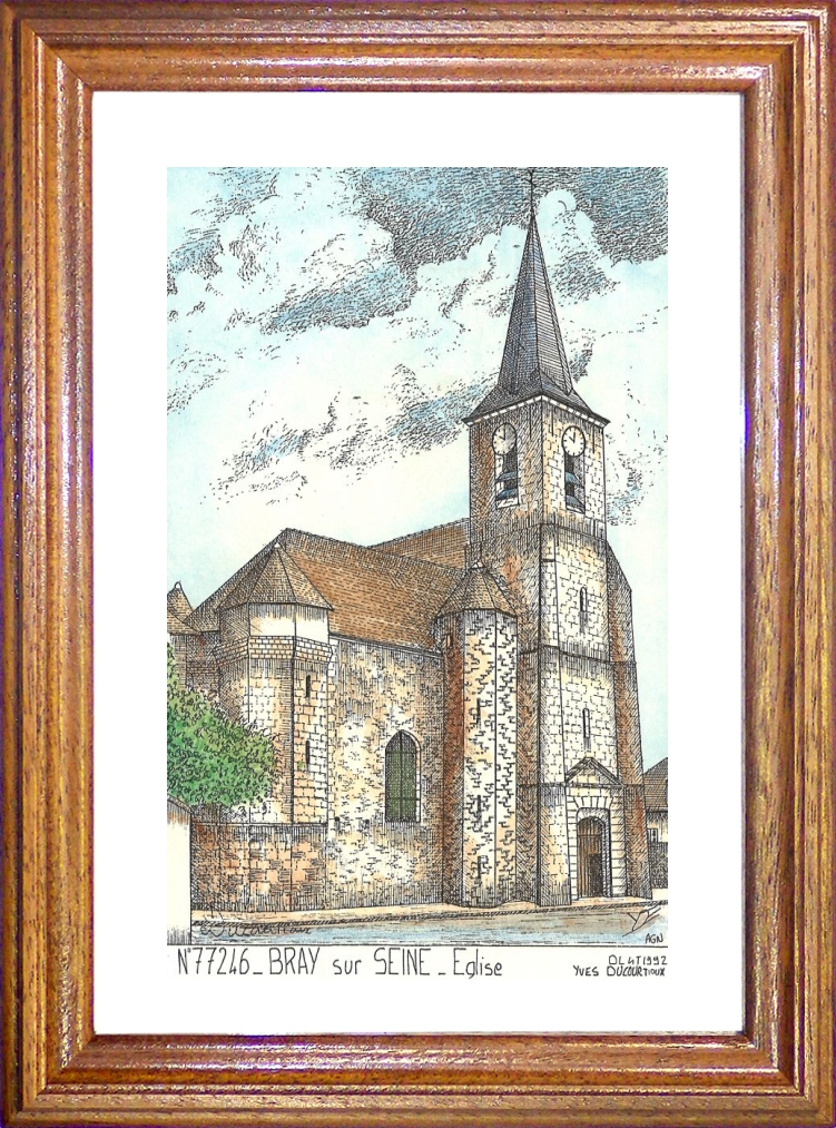 N 77246 - BRAY SUR SEINE - glise