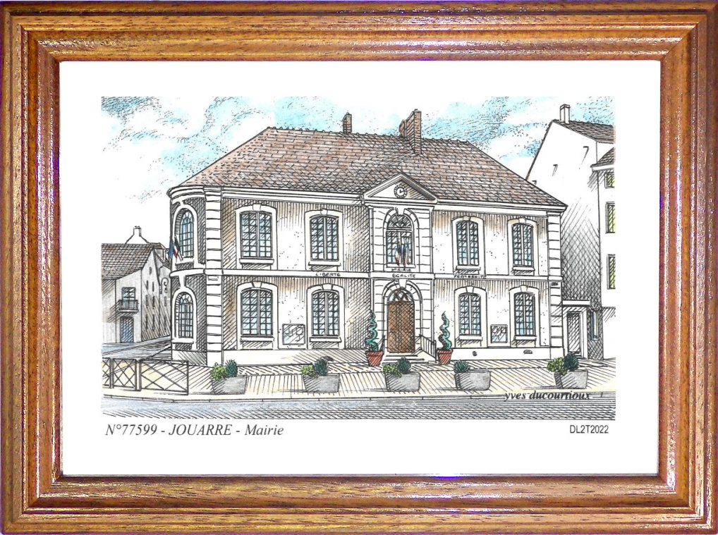 N 77599 - JOUARRE - mairie