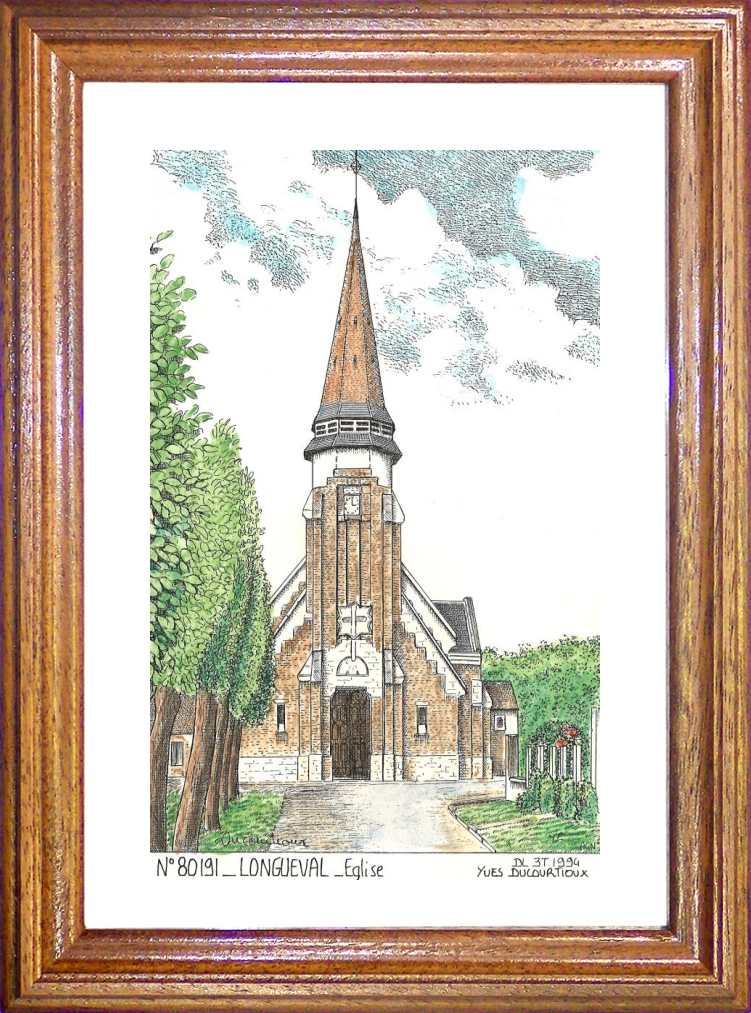 N 80191 - LONGUEVAL - église
