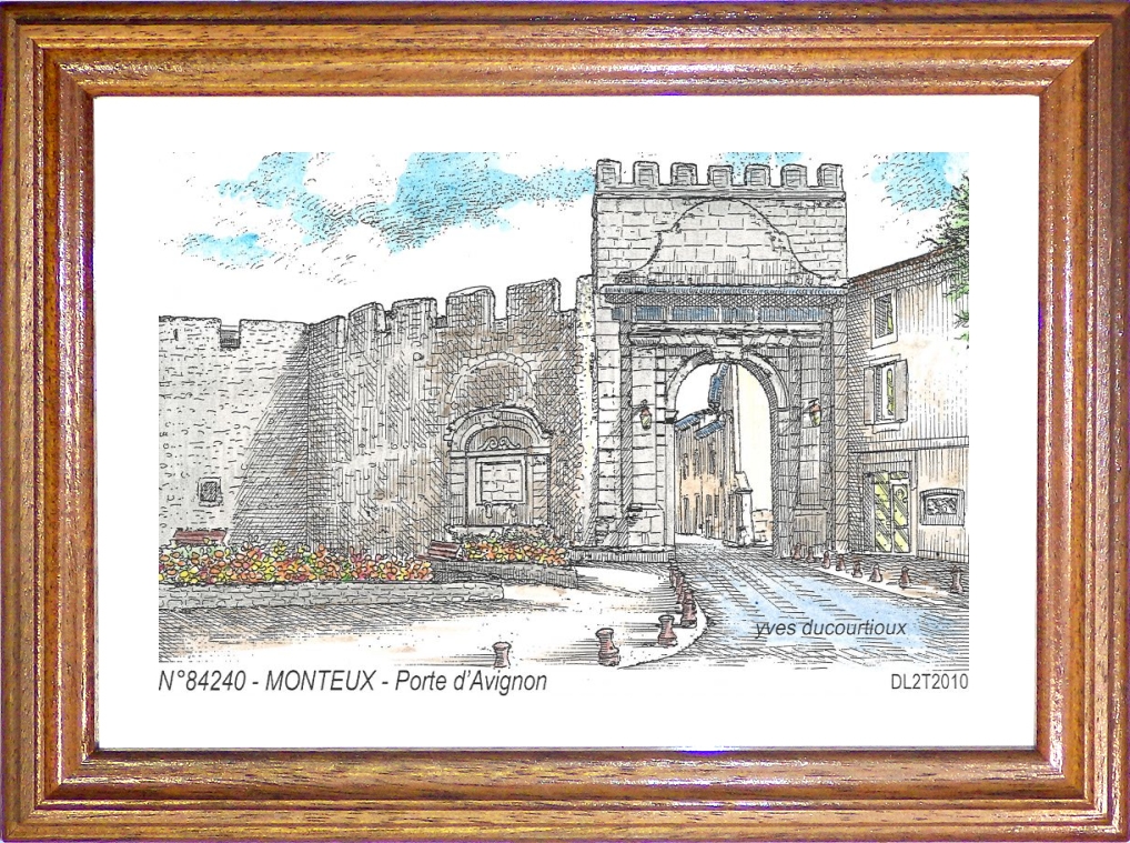 N 84240 - MONTEUX - porte d avignon