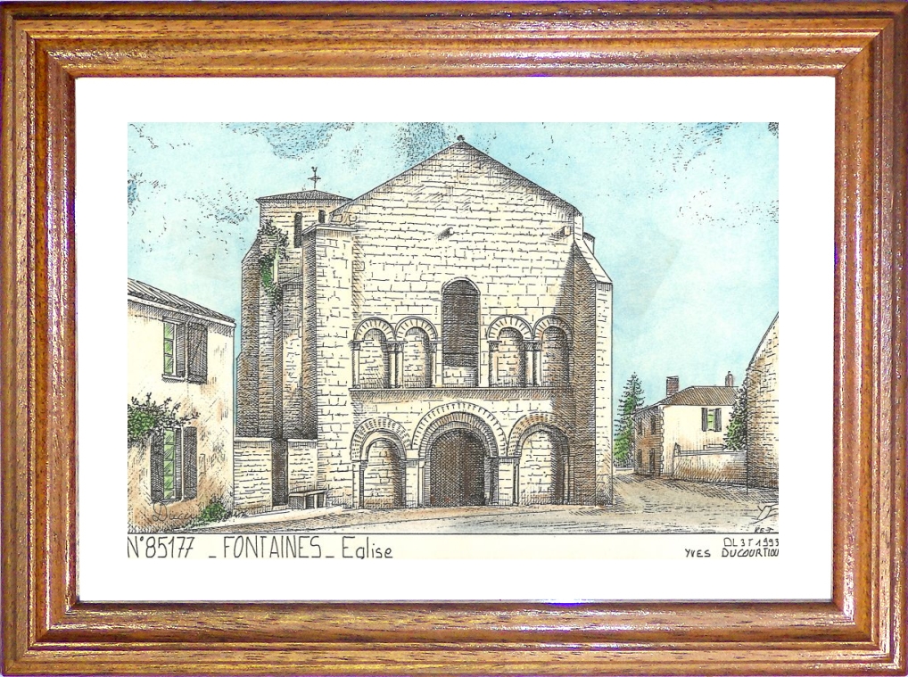 N 85177 - FONTAINES - glise
