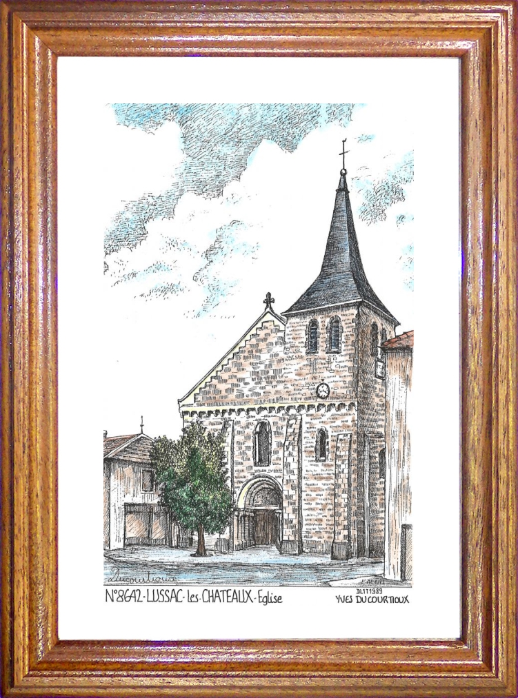 N 86042 - LUSSAC LES CHATEAUX - glise