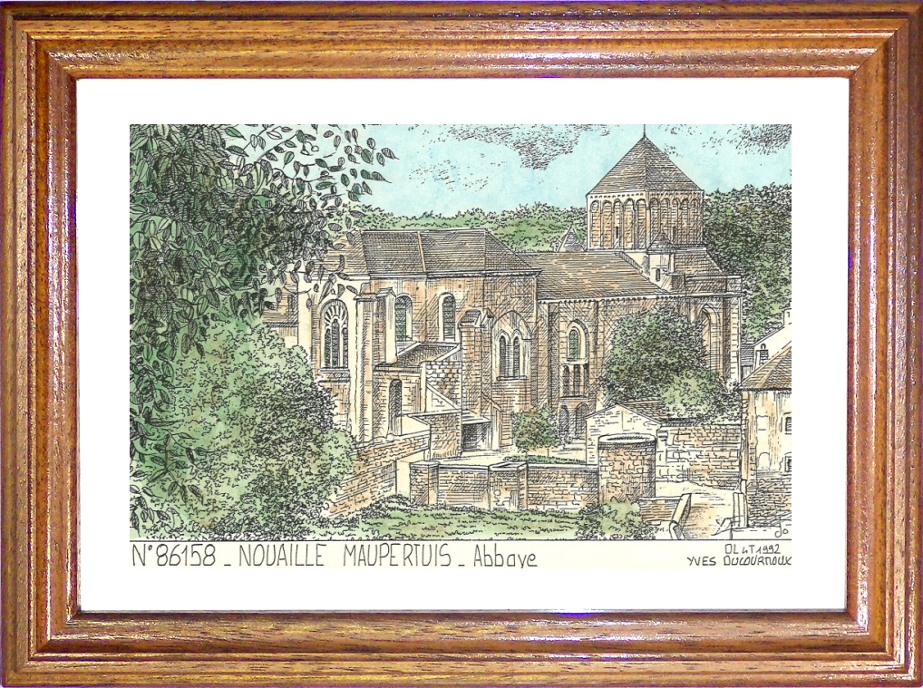 N 86158 - NOUAILLE MAUPERTUIS - abbaye
