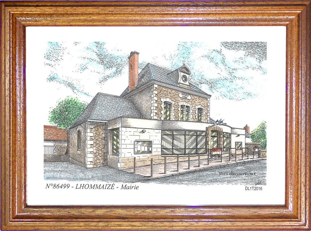 N 86499 - LHOMMAIZE - mairie