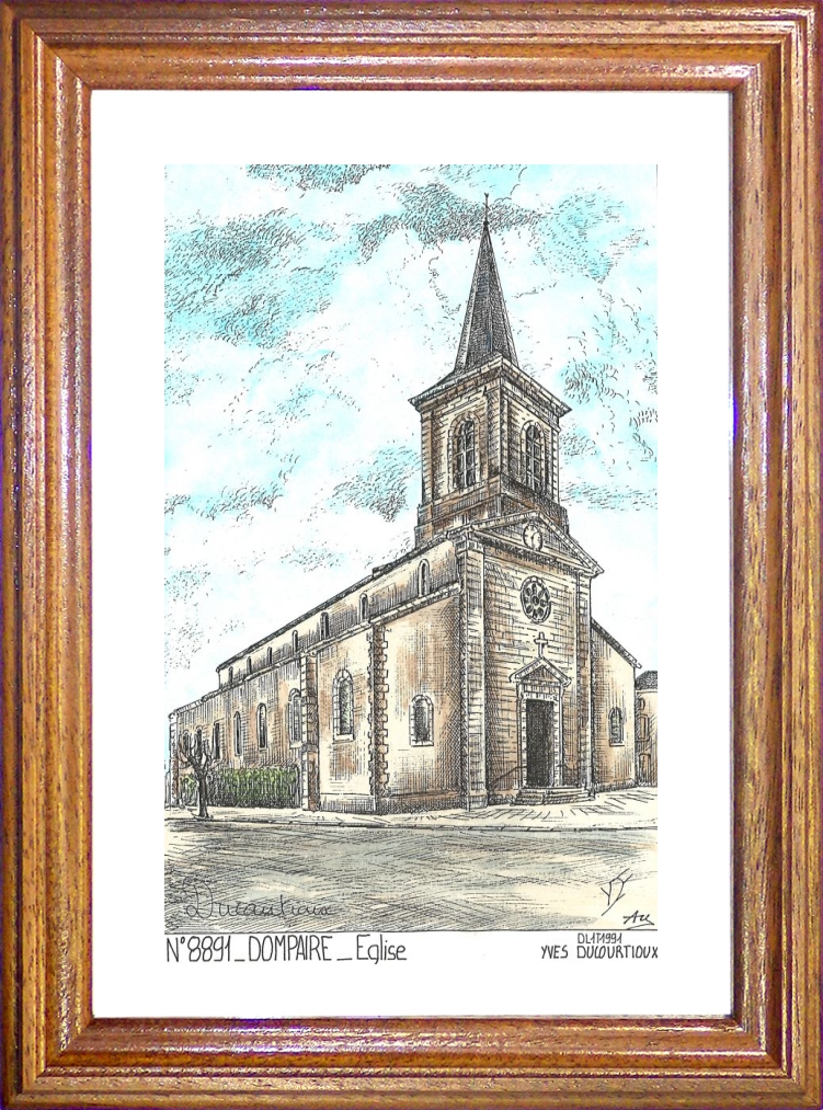 N 88091 - DOMPAIRE - glise