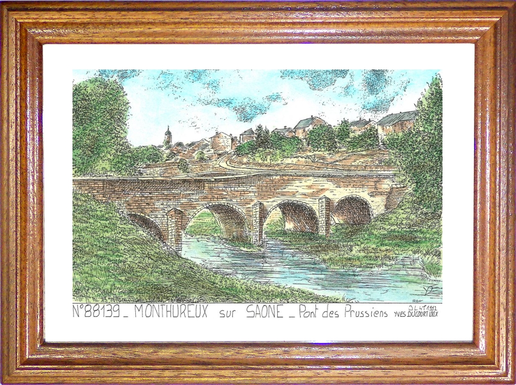 N 88139 - MONTHUREUX SUR SAONE - pont des prussiens