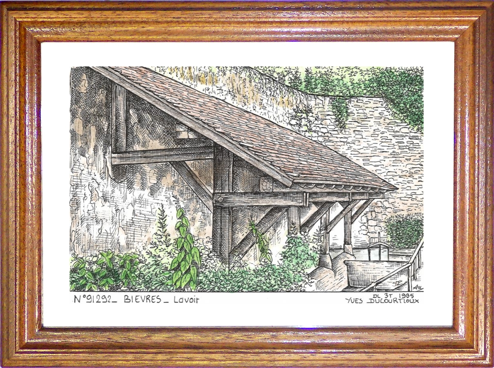 N 91292 - BIEVRES - lavoir