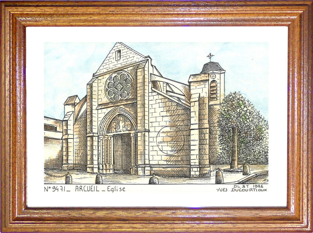 N 94071 - ARCUEIL - église
