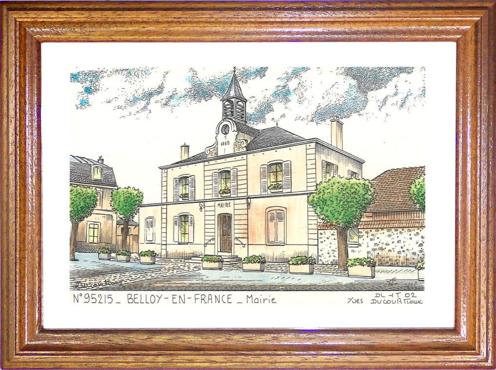 N 95215 - BELLOY EN FRANCE - mairie