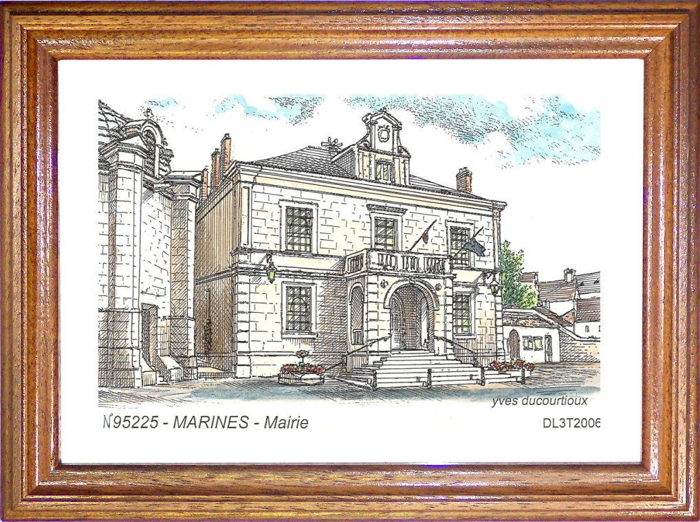 N 95225 - MARINES - mairie