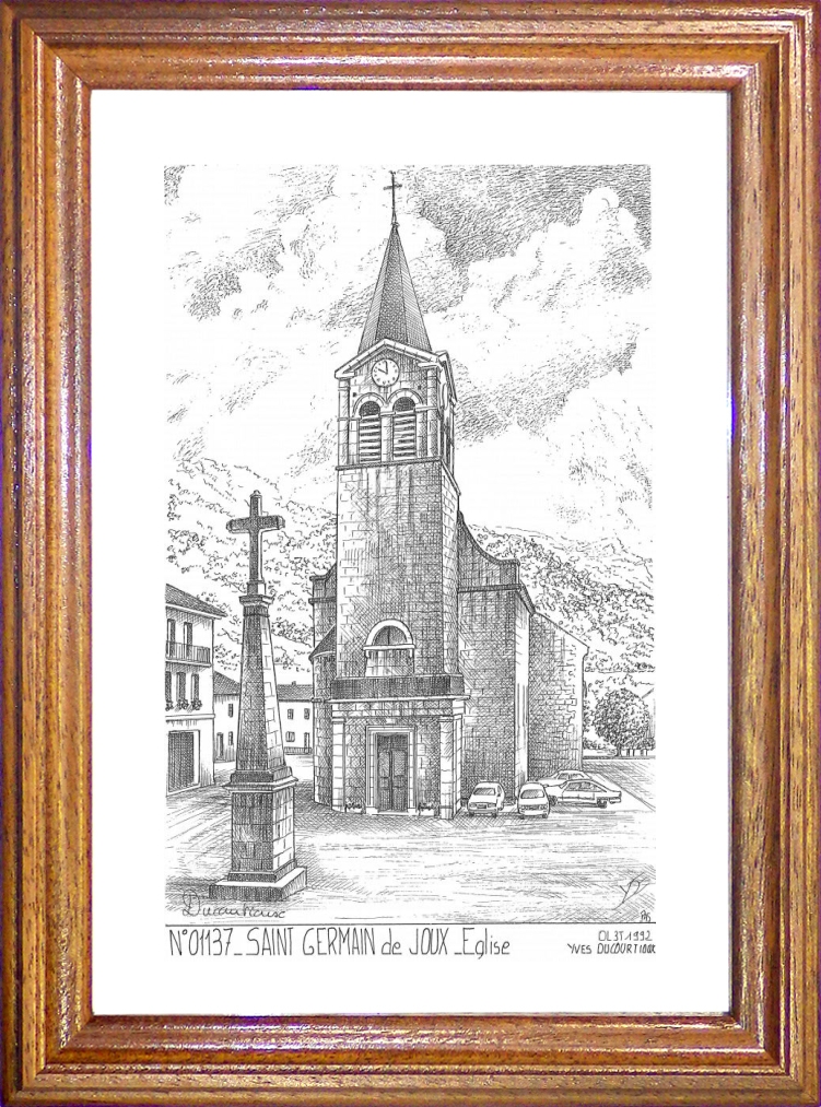 N 01137 - ST GERMAIN DE JOUX - glise