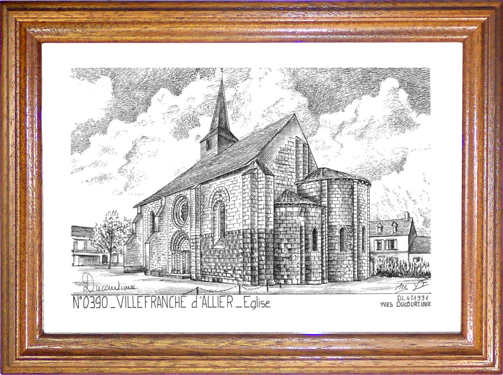 N 03090 - VILLEFRANCHE D ALLIER - église