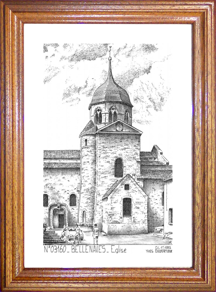 N 03160 - BELLENAVES - glise