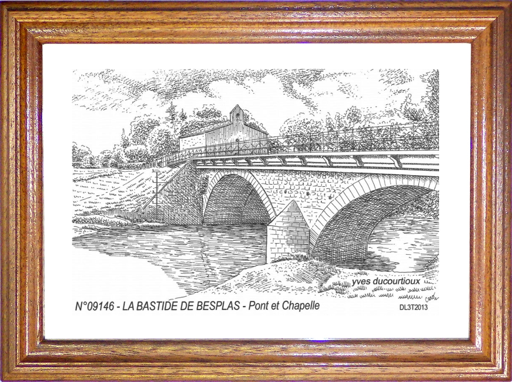 N 09146 - LA BASTIDE DE BESPLAS - pont et chapelle