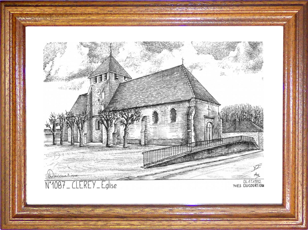 N 10087 - CLEREY - glise