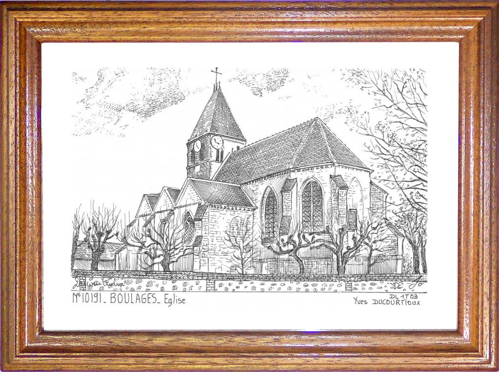 N 10191 - BOULAGES - glise