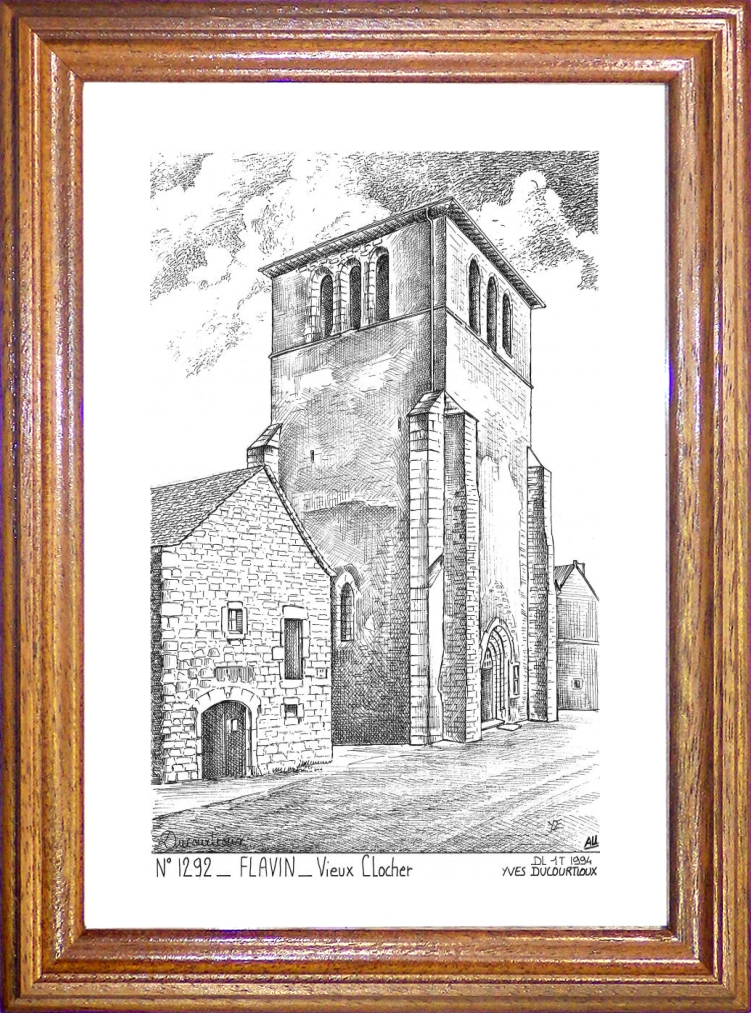 N 12092 - FLAVIN - vieux clocher