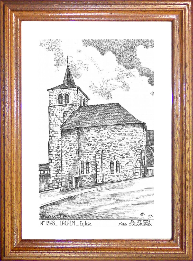 N 12168 - LACALM - église