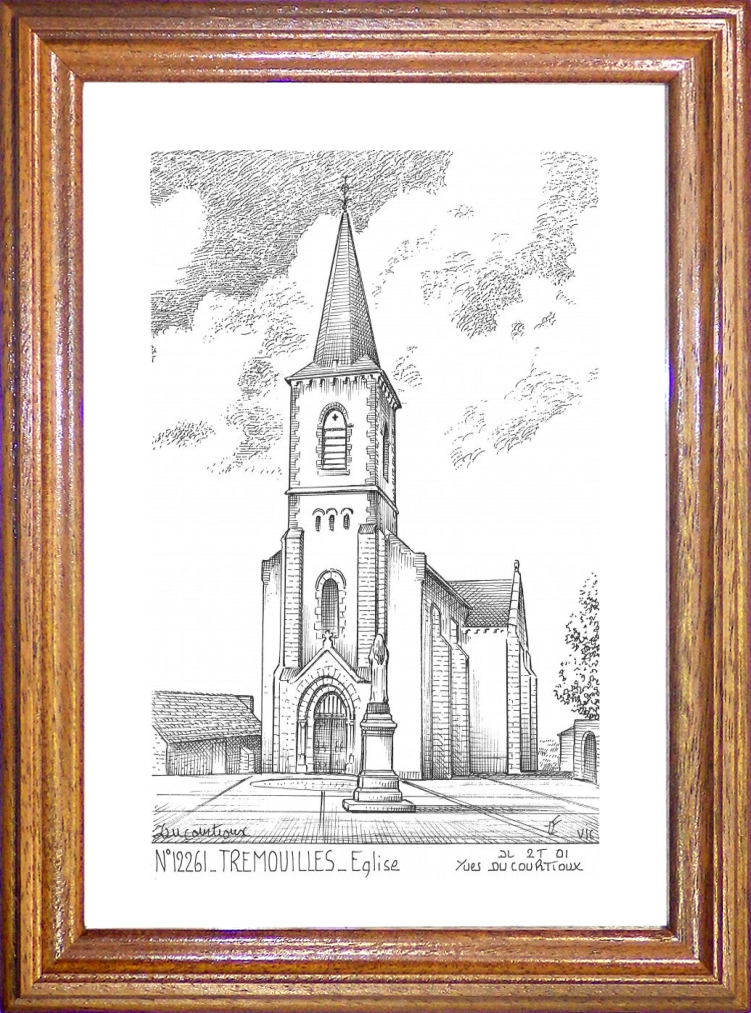 N 12261 - TREMOUILLES - glise