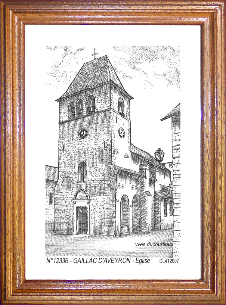 N 12336 - GAILLAC D AVEYRON - église