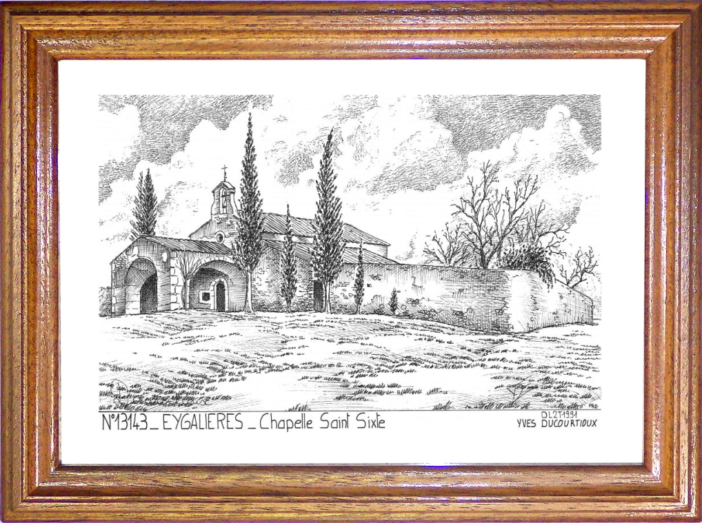 N 13143 - EYGALIERES - chapelle st sixte