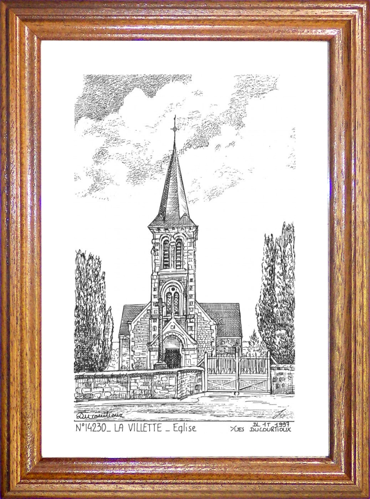 N 14230 - LA VILLETTE - église
