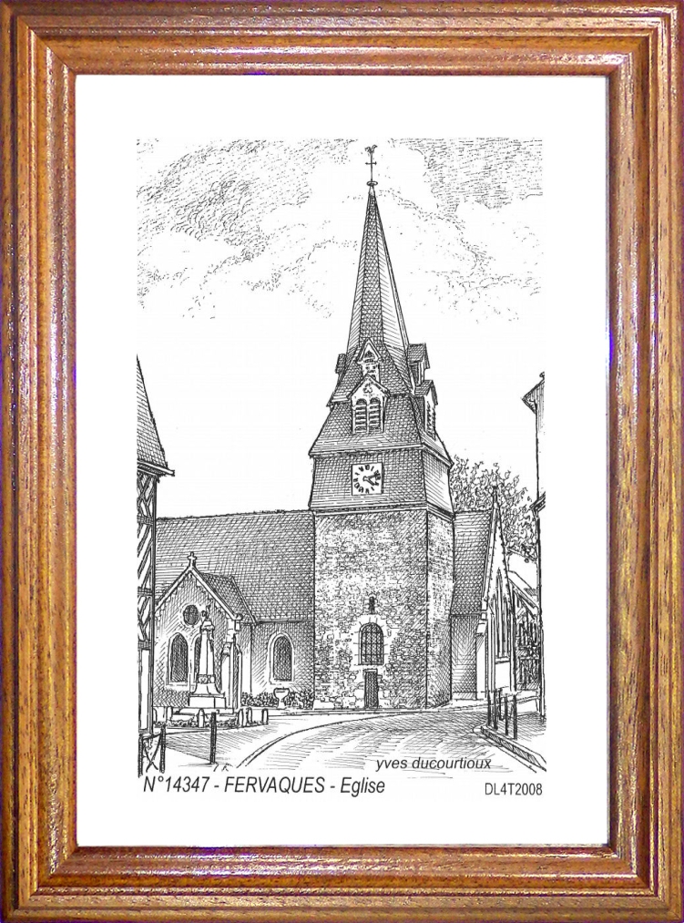 N 14347 - FERVAQUES - glise