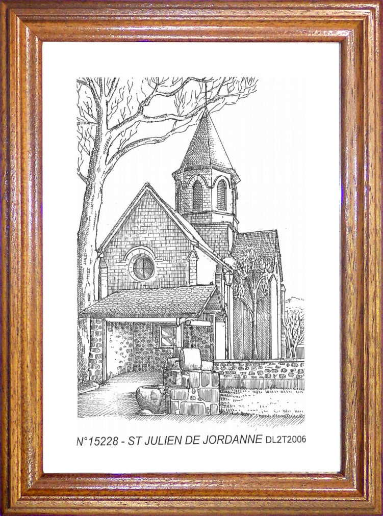 N 15228 - MANDAILLES ST JULIEN - glise de st julien de jordan.