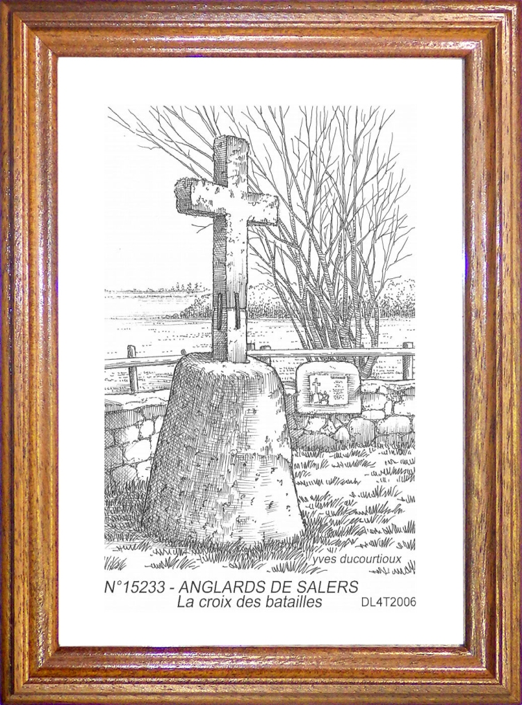 N 15233 - ANGLARDS DE SALERS - la croix des batailles