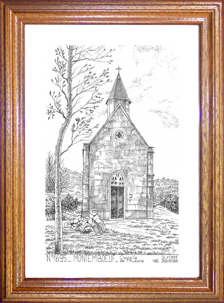 N 16095 - MONTEMBOEUF - chapelle
