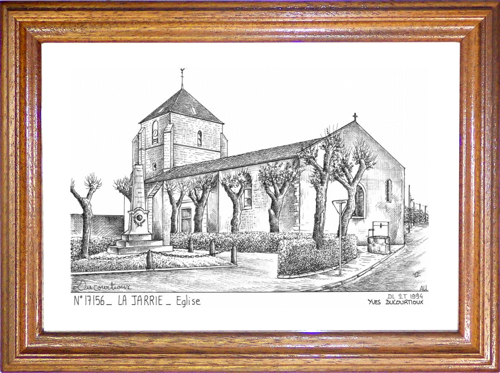 N 17156 - LA JARRIE - église