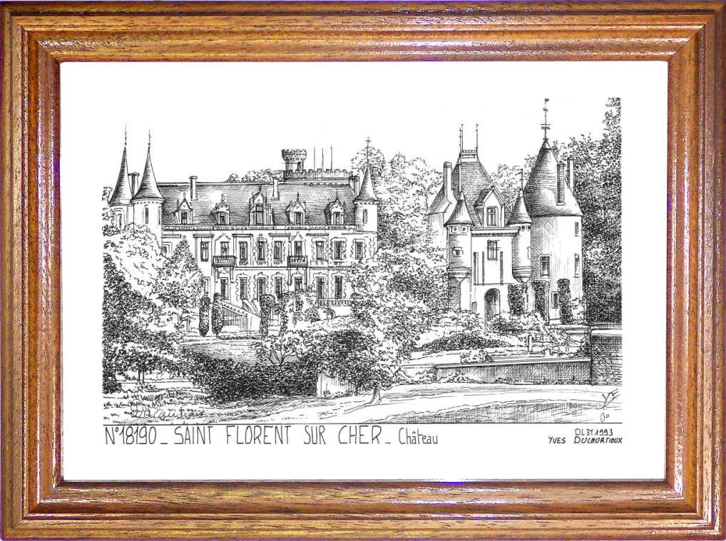 N 18190 - ST FLORENT SUR CHER - château