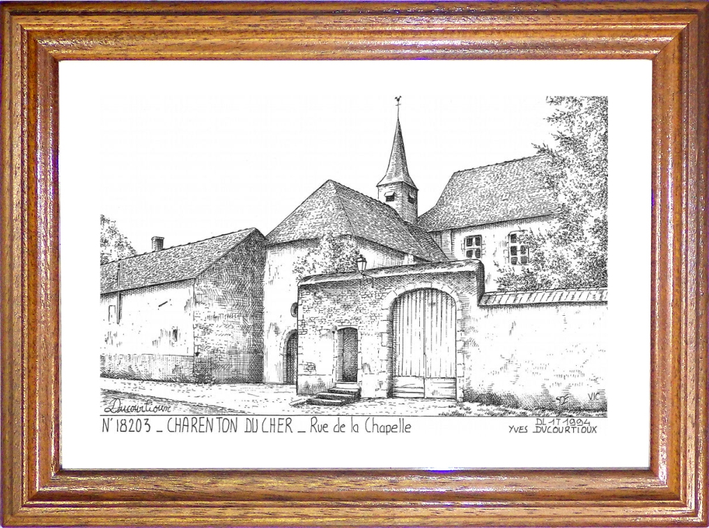 N 18203 - CHARENTON DU CHER - rue de la chapelle