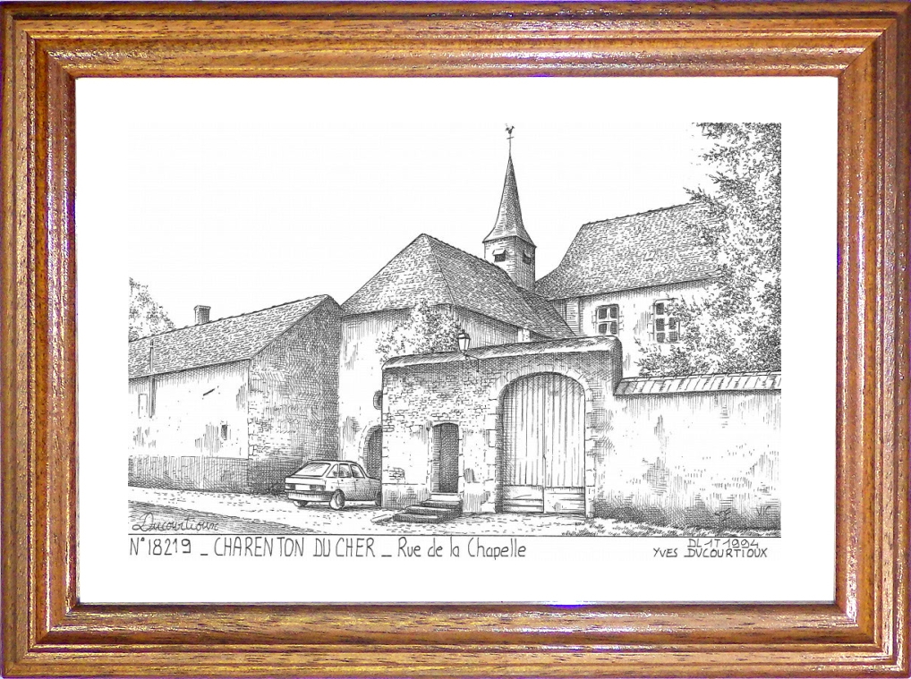N 18219 - CHARENTON DU CHER - rue de la chapelle