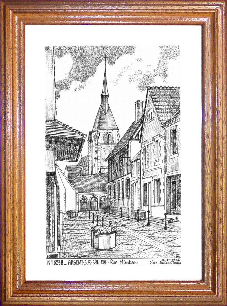 N 18238 - ARGENT SUR SAULDRE - rue mirabeau
