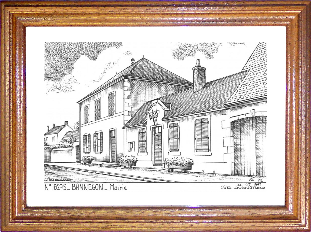 N 18275 - BANNEGON - mairie