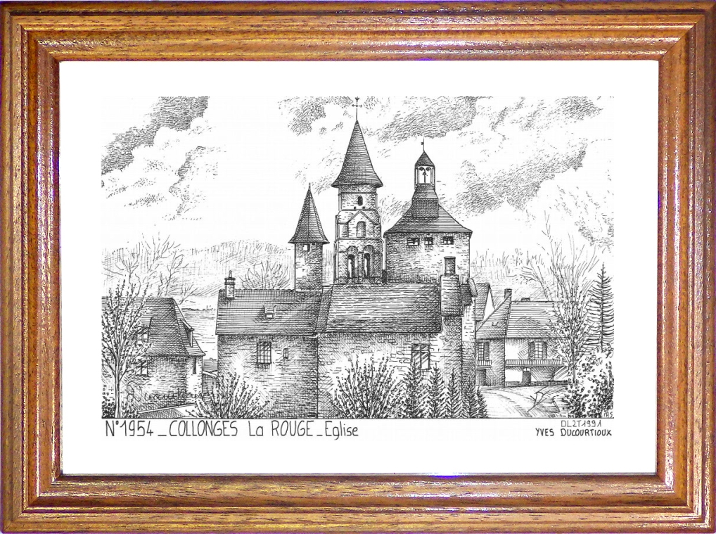 N 19054 - COLLONGES LA ROUGE - église