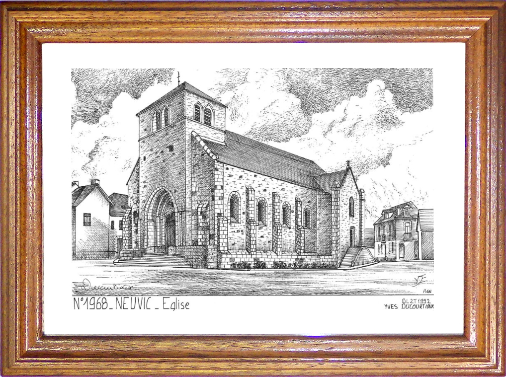 N 19068 - NEUVIC - église