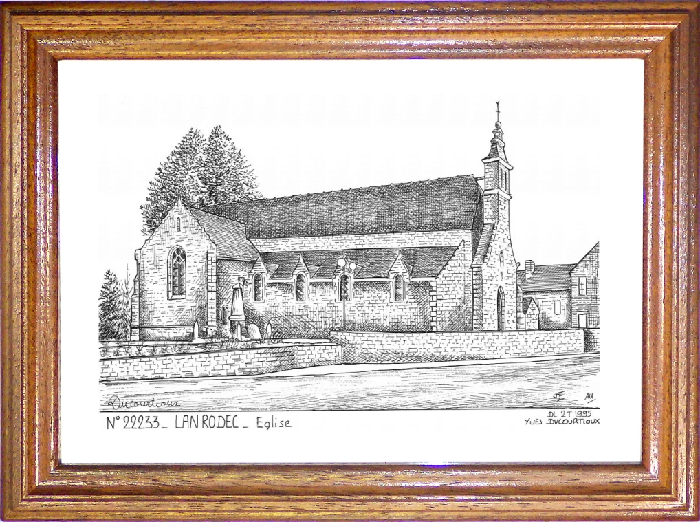 N 22233 - LANRODEC - église