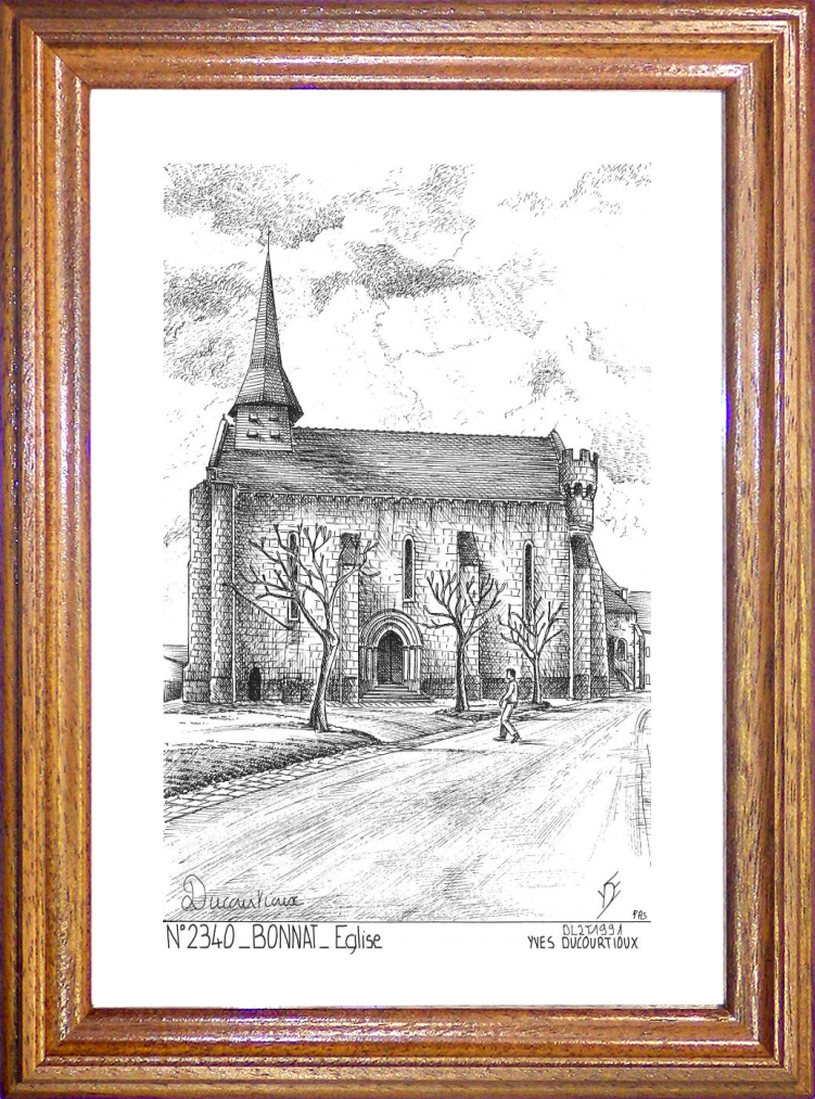 N 23040 - BONNAT - glise